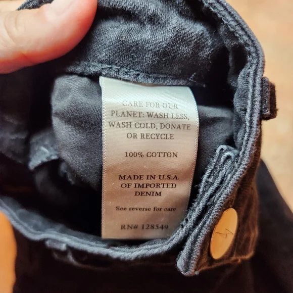 Aviator Nation Vintage Black Distressed Rippedjeans Size 24